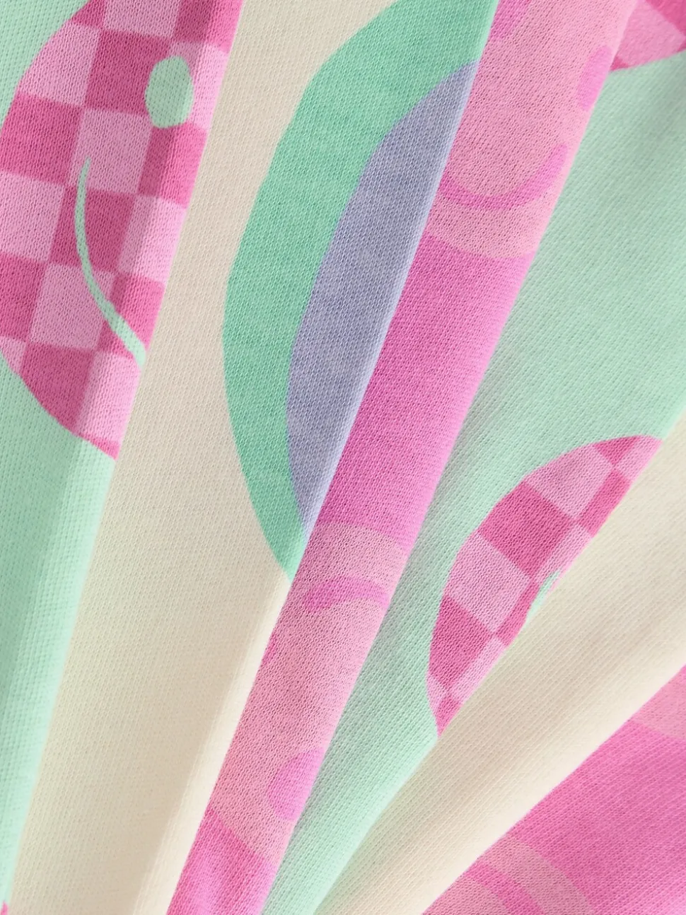 Roze/Groene glimlach - Verpakking van 3 knusse pyjama's (9 mnd-12 jr)