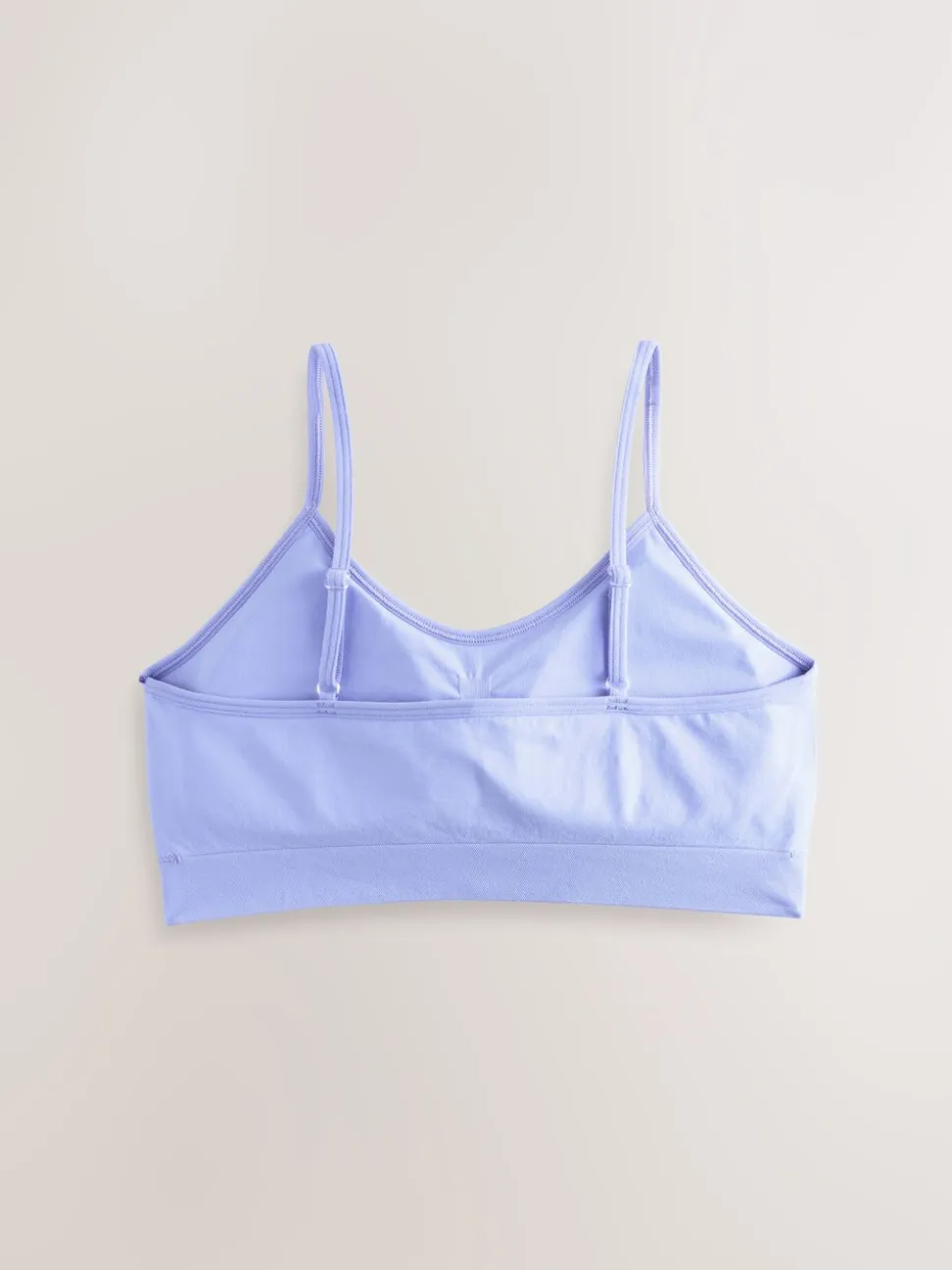 Roze/lila - Naadloze Cropped Tops 2 Pack met uitneembare, licht gewatteerde cups (7-16jaar)