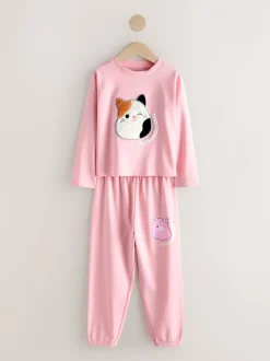 Roze/lila - Squishmallow pyjama's 2 stuks (5-14jaar)