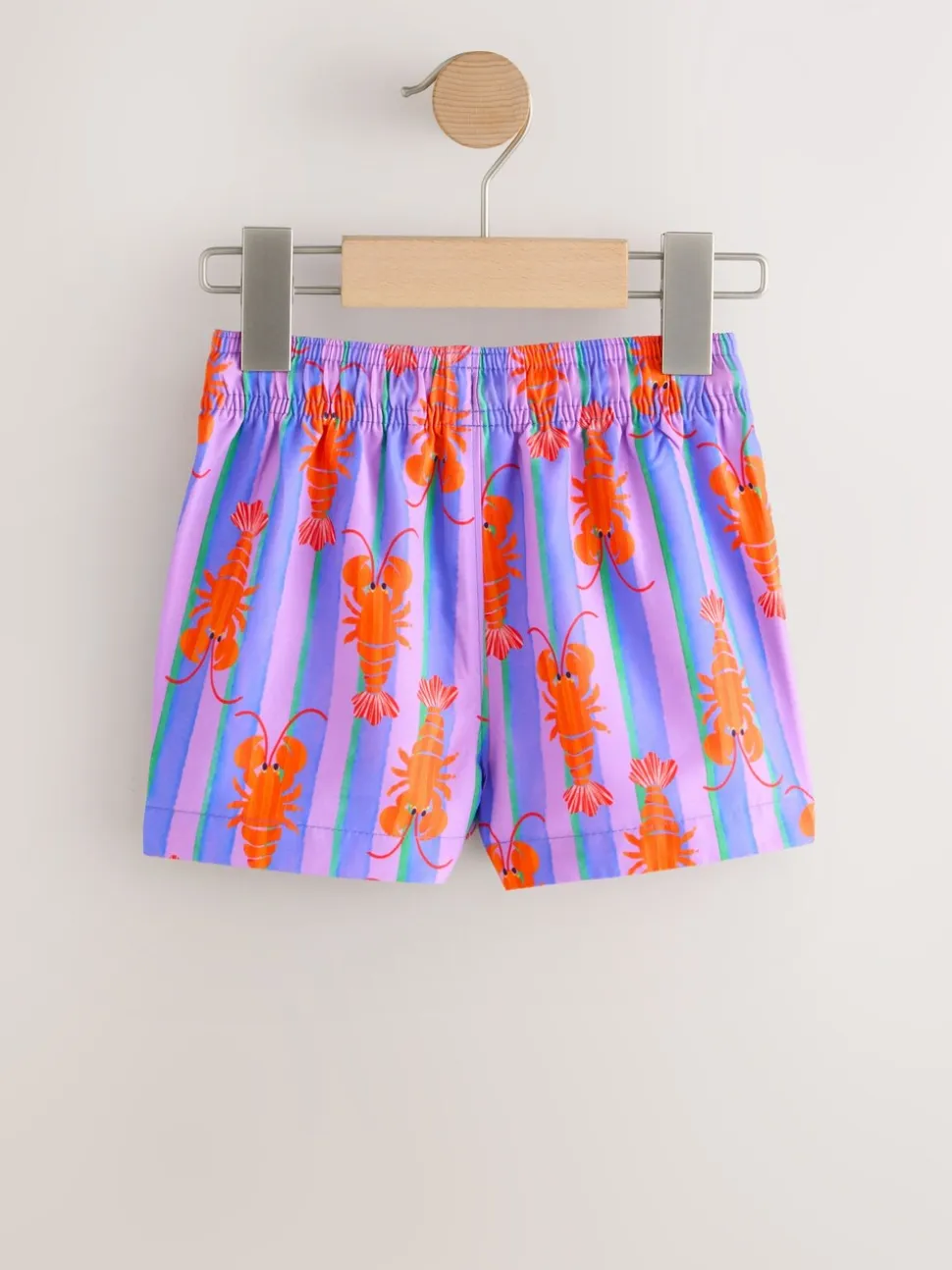 Roze/lila - Zwemshort met print (3 mnd-7 jr)