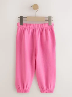 Roze/lila/beigebruin - Verpakking van 3 joggingbroeken (3mnd-7jr)