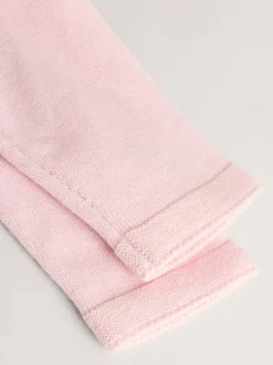 Roze/naturel - Verpakking van 2 100% katoenen vesten (0 mnd - 3 jr)