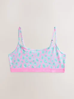 Roze/paars - Set van 3 crop tops (5-16 jr)
