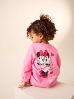 Roze/rood - Disney Minnie Mouse Long Sleeve Top and Trousers Set (3mths-7yrs)