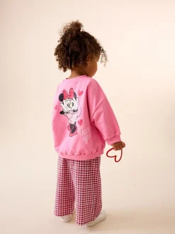 Roze/rood - Disney Minnie Mouse Long Sleeve Top and Trousers Set (3mths-7yrs)