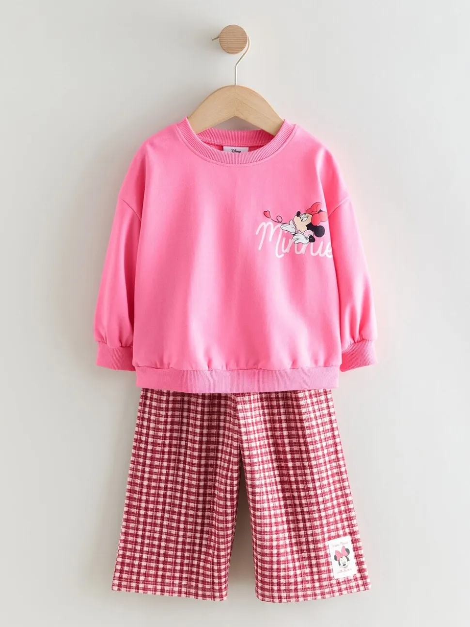 Roze/rood - Disney Minnie Mouse Long Sleeve Top and Trousers Set (3mths-7yrs)