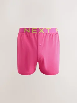 Roze/Rood/Groen - Losse Boxer 5 set