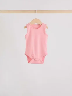 Roze/wit - Essentieel Vest Baby Bodysuits