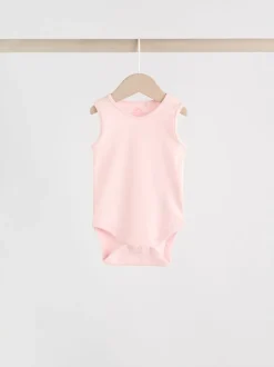 Roze/wit - Essentieel Vest Baby Bodysuits