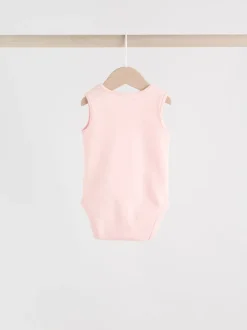 Roze/wit - Essentieel Vest Baby Bodysuits