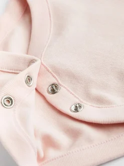 Roze/wit - Onmisbare rompertjes met lange mouwen