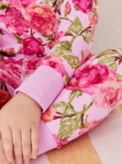 Roze/zwart - Verpakking van 3 knusse pyjama's (9 mnd-16 jr)