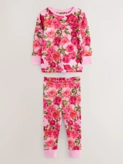 Roze/zwart - Verpakking van 3 knusse pyjama's (9 mnd-16 jr)