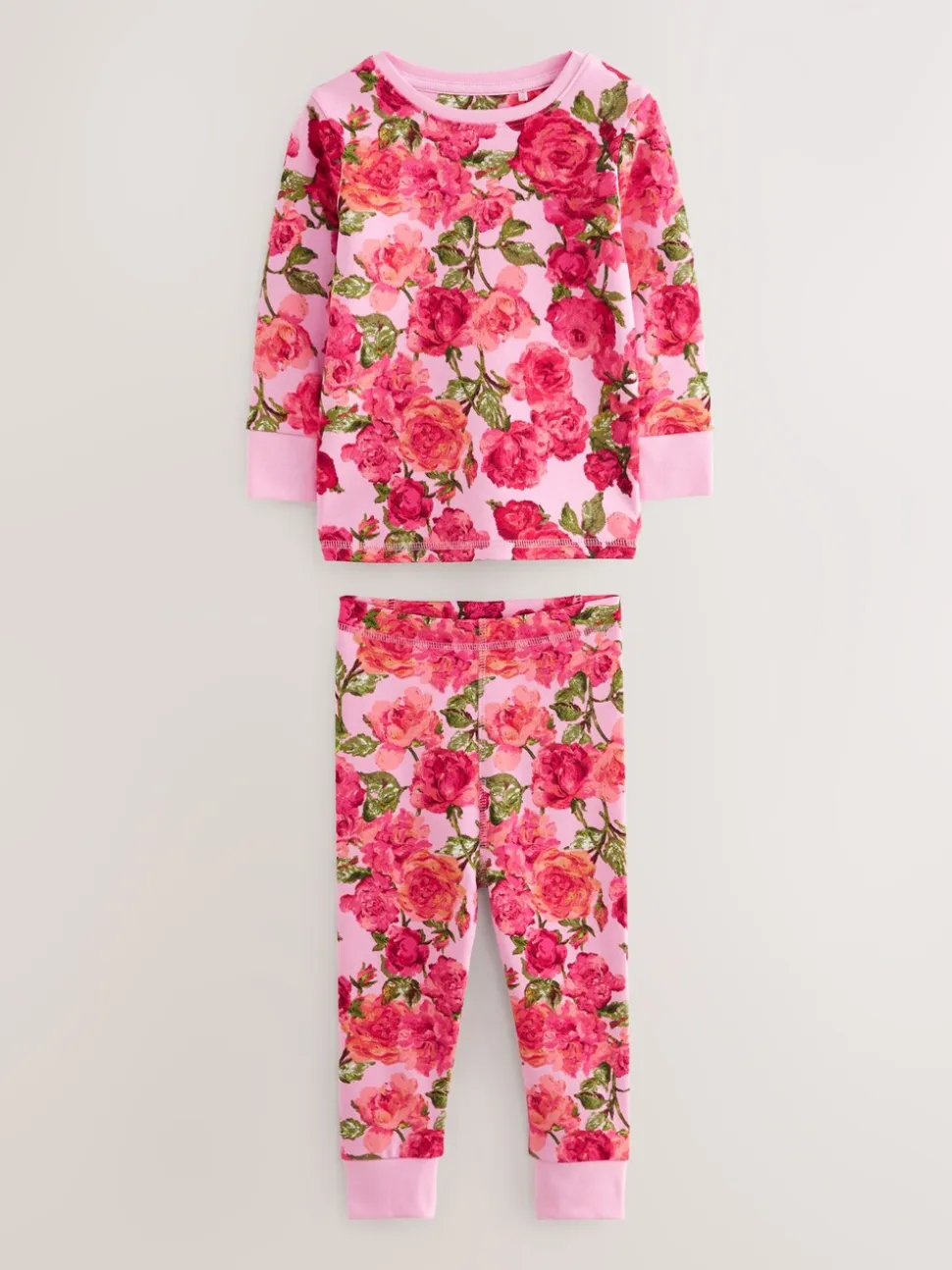 Roze/zwart - Verpakking van 3 knusse pyjama's (9 mnd-16 jr)