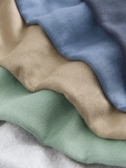 Sage Green Blue And Grey - Verpakking van 3 jersey shorts (3mnd -7jr)