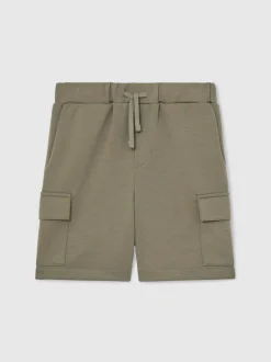 Salie - Reiss Oliver premium cargoshorts van interlock-jersey