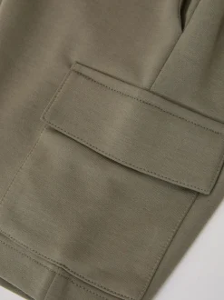 Salie - Reiss Oliver premium cargoshorts van interlock-jersey