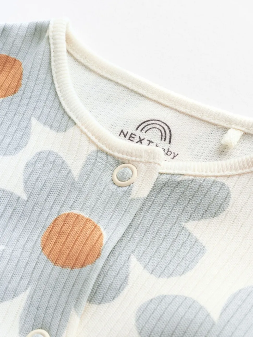 Saliegroen gebloemd - Verpakking van 5 babypyjama's (0 mnd-2 jr)