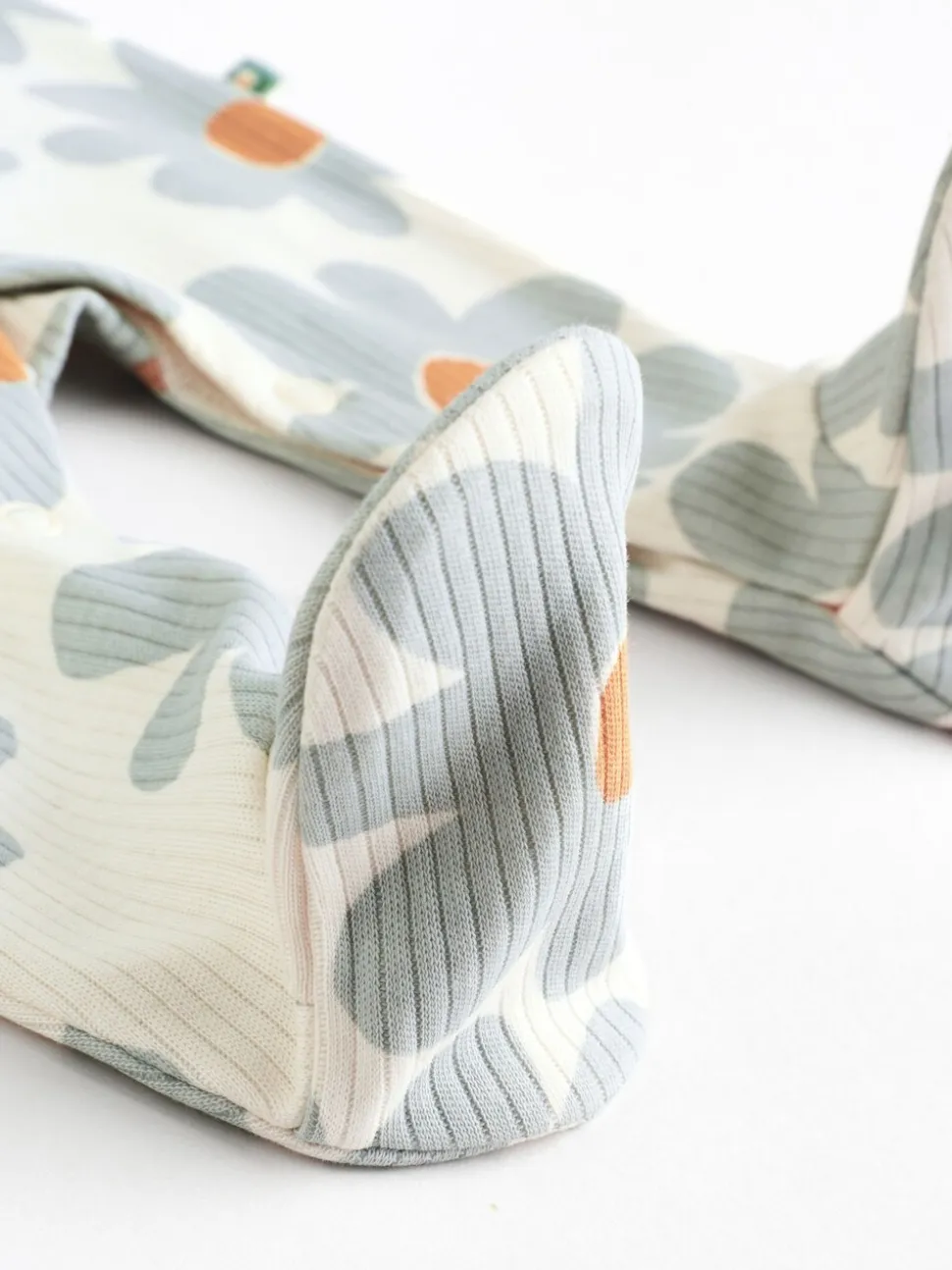 Saliegroen gebloemd - Verpakking van 5 babypyjama's (0 mnd-2 jr)
