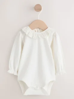 Saliegroen met borduursel - 2 -delige Baby Set van Bodysuit met Lange mouwen en corduroy bretelbroeken (0mnd -3jr)