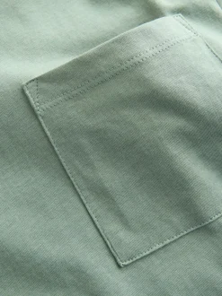 Saliegroen/leisteengrijs - Korte jersey pyjama's verpakking van 2