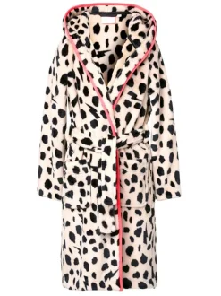 SCAMP & DUDE Kids Dressing Gown Cheetah & Lightning Bolt