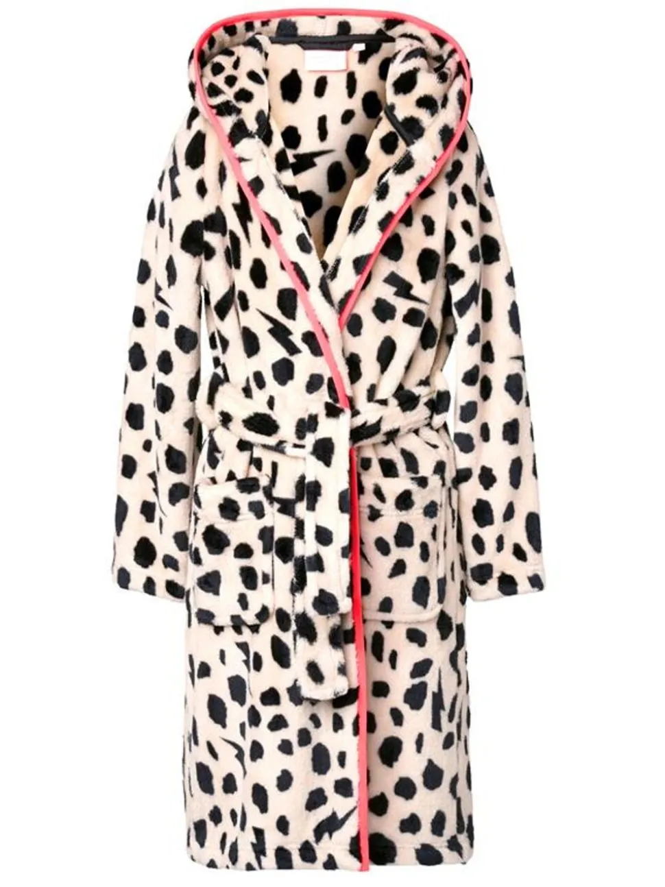 SCAMP & DUDE Kids Dressing Gown Cheetah & Lightning Bolt