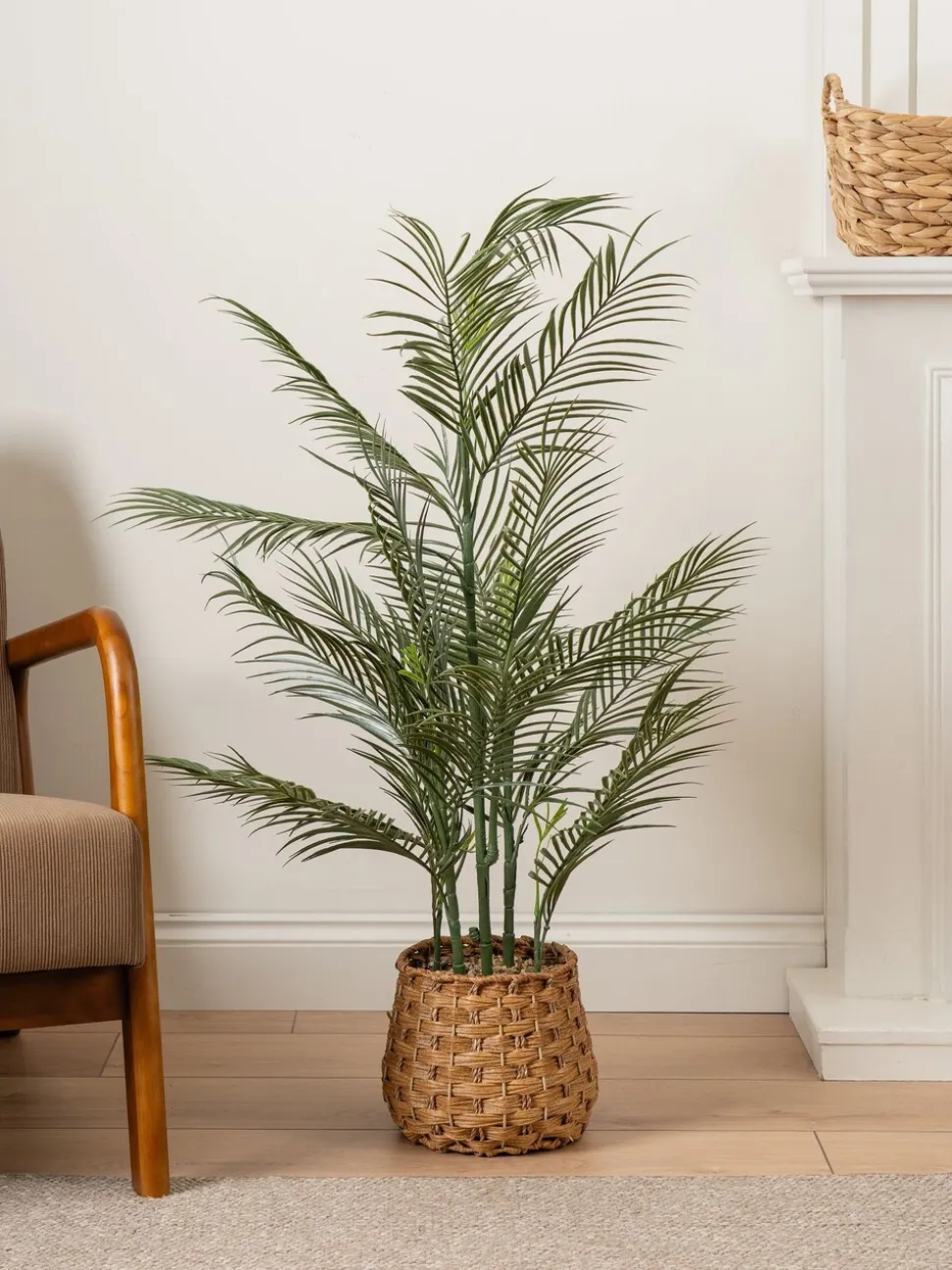 Scottish Everlastings Ltd Artificial Palm Tree in Basket