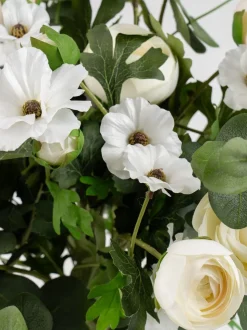 Scottish Everlastings Ltd Artificial Ranunculus Arrangement in Vase