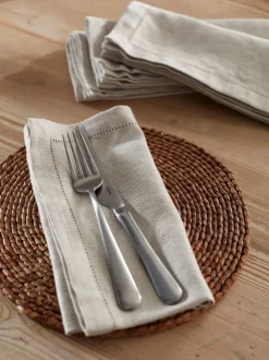 Secret Linen Store Set of 4 Twill Napkins