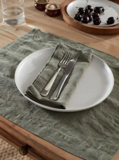 Secret Linen Store Sid Strepen 100% linnen Placemats