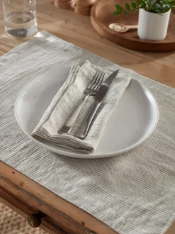 Secret Linen Store Sid Strepen 100% linnen Placemats