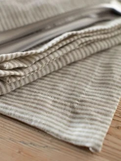 Secret Linen Store Sid Strepen 100% linnen Placemats