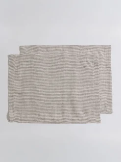 Secret Linen Store Sid Strepen 100% linnen Placemats