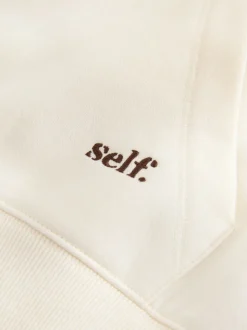 self. Half Zip Collar Sweatshirt