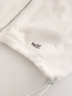 self. Polar fleece met volledige rits