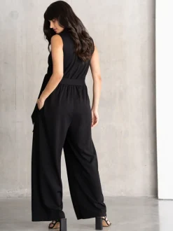 Seraphine Maternity Black Jumpsuit
