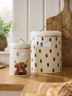 Set of 2 Bread bin and Treat Storage Jars