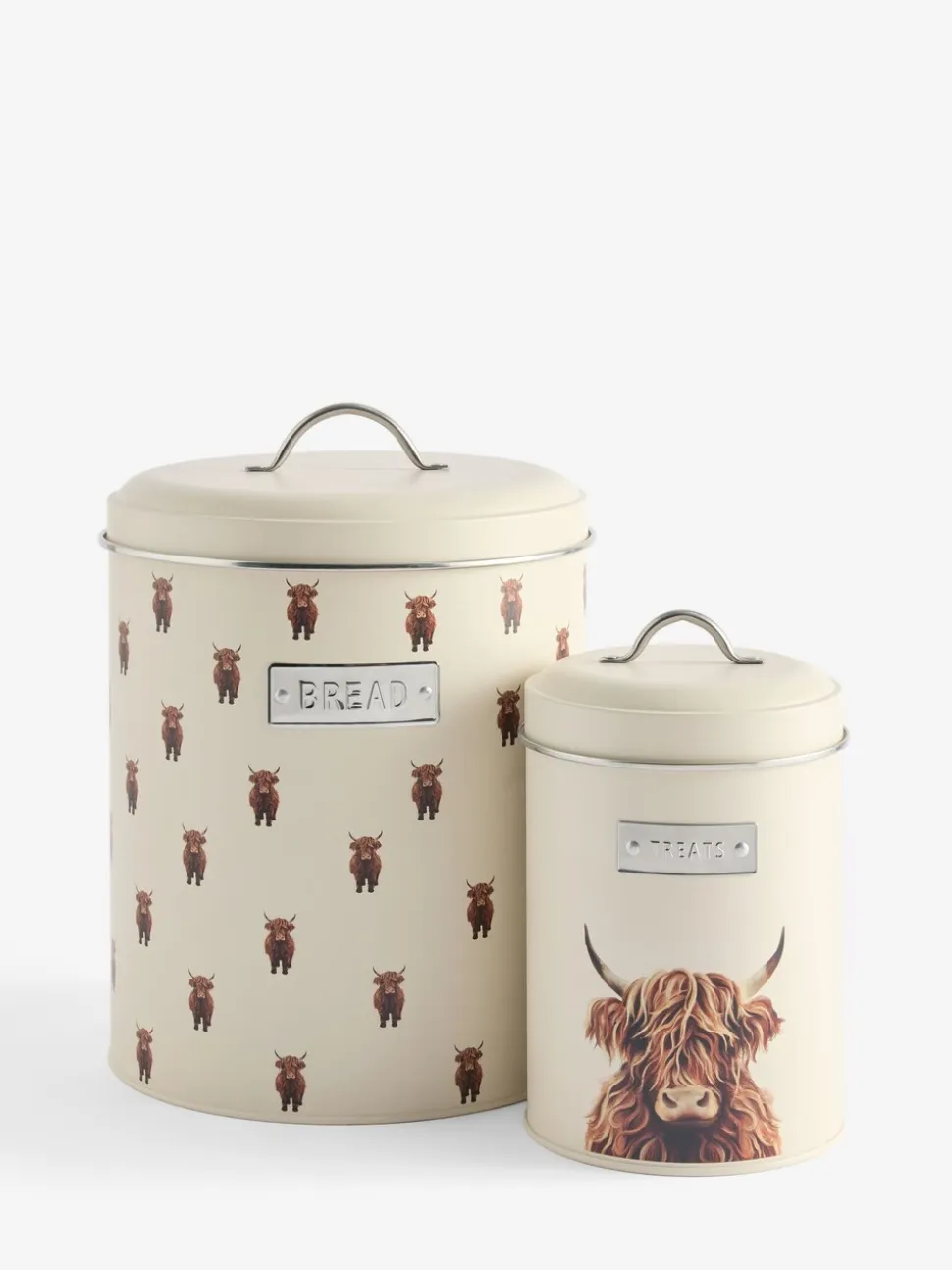Set of 2 Bread bin and Treat Storage Jars