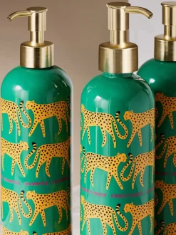 Set of 3 Cheetah Animal Reusable Dispenser Bottle