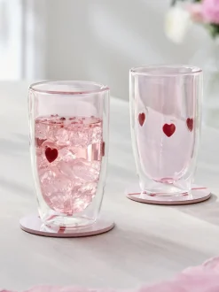 Set of 2 Double Walled Tumbler Glasses