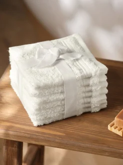 Set of 7 Egyptian Cotton Face Cloths
