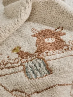 Set of 2 Hamish The Highland Cow Face Cloths