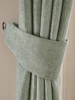 Set of 2 Heavyweight Chenille Curtain Tie Backs