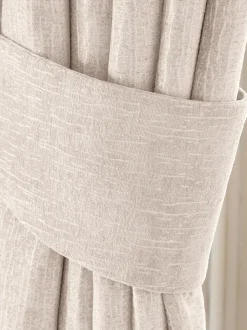Set of 2 Heavyweight Chenille Curtain Tie Backs