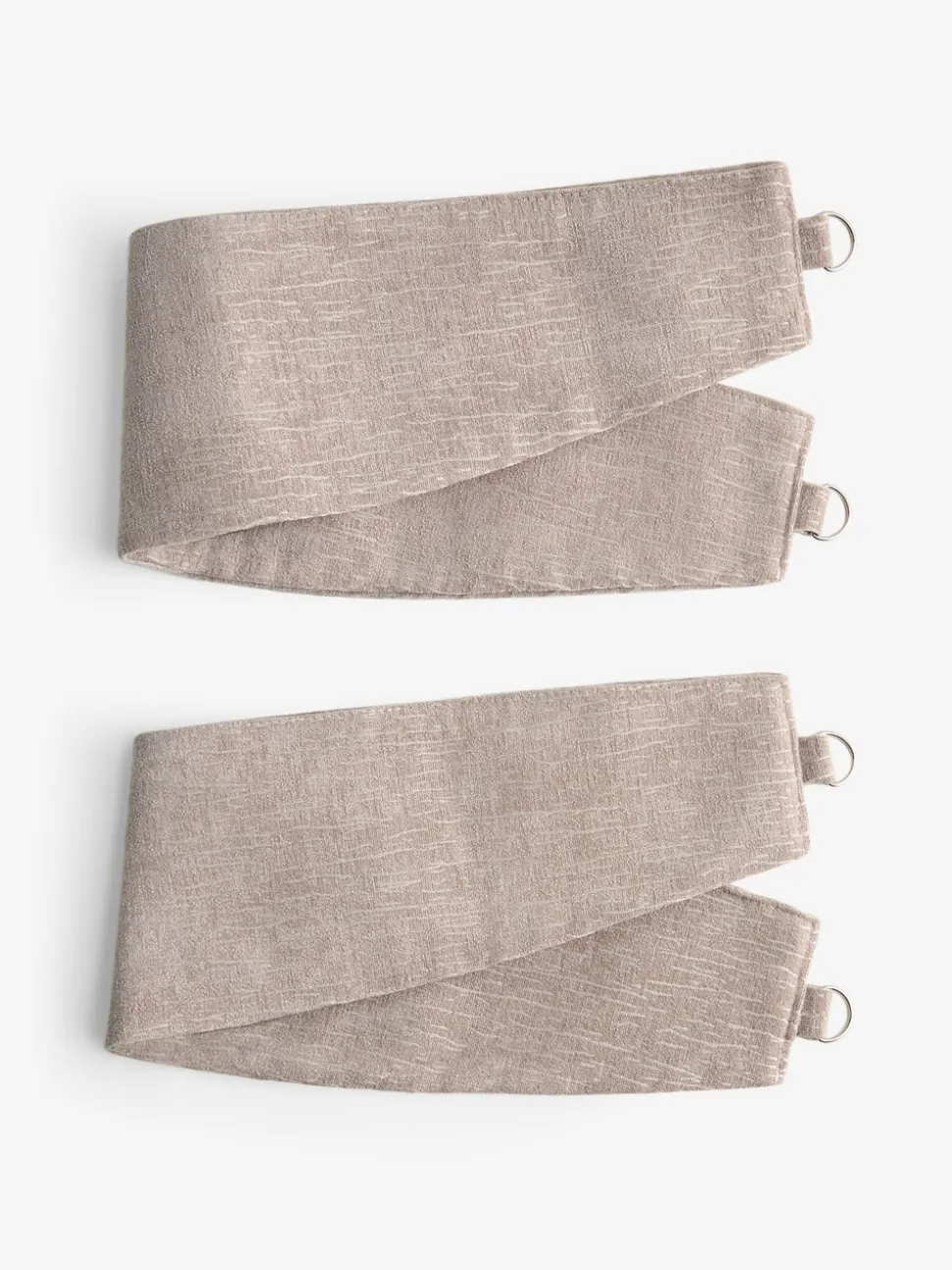 Set of 2 Heavyweight Chenille Curtain Tie Backs
