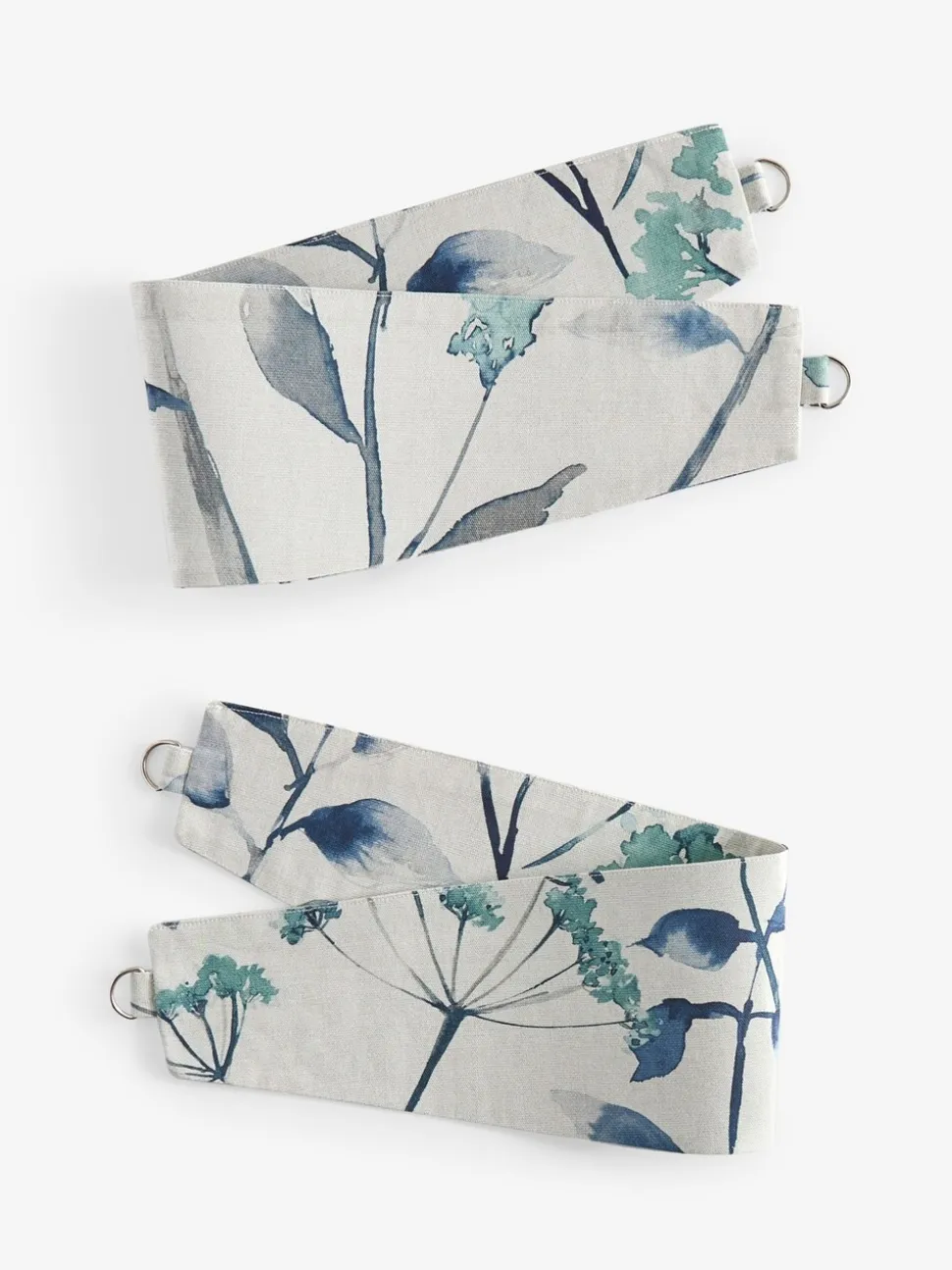Set of 2 Isla Floral Print Curtain Tie Backs