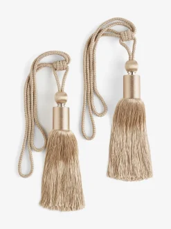 Set of 2 Large Tassel Curtain Tie Backs