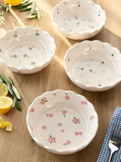 Set of 4 Maisie Floral Stacking Nibble Bowls