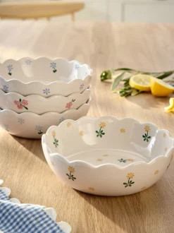 Set of 4 Maisie Floral Stacking Nibble Bowls